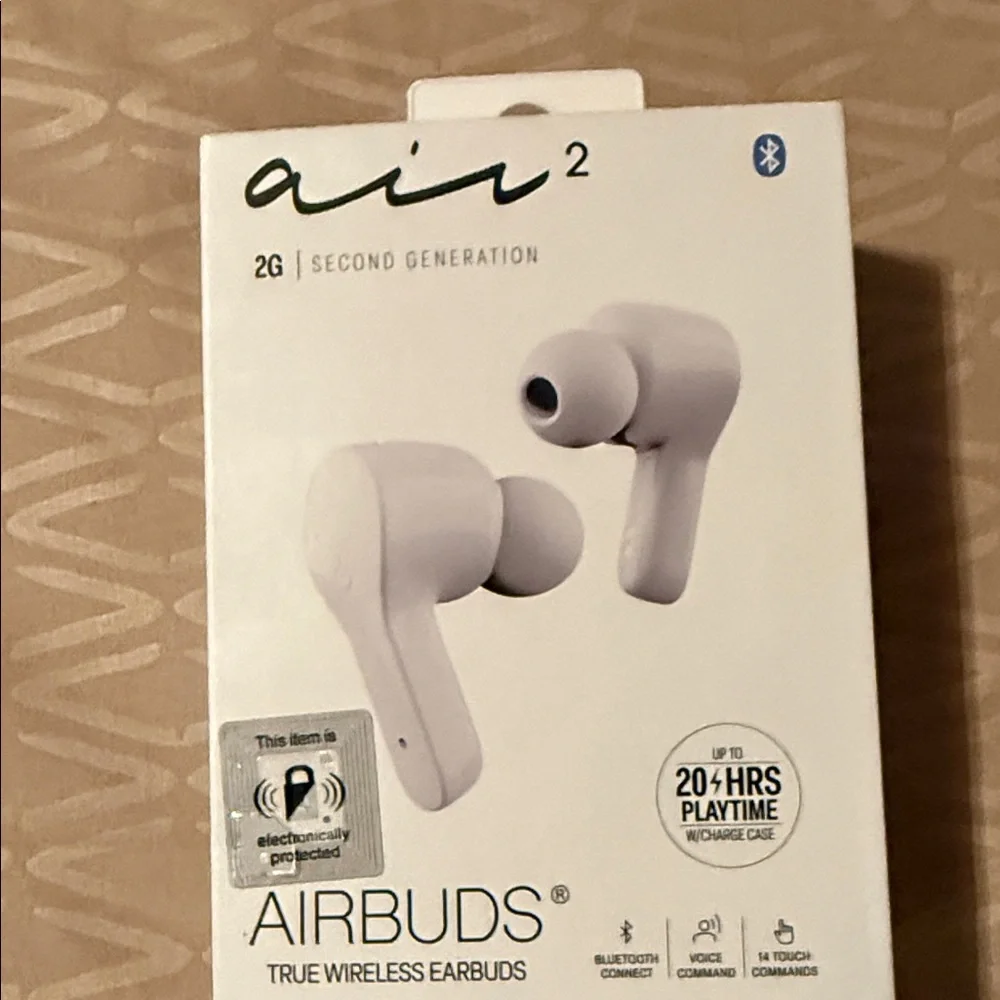 Air2 True Wireless Earbuds in White -